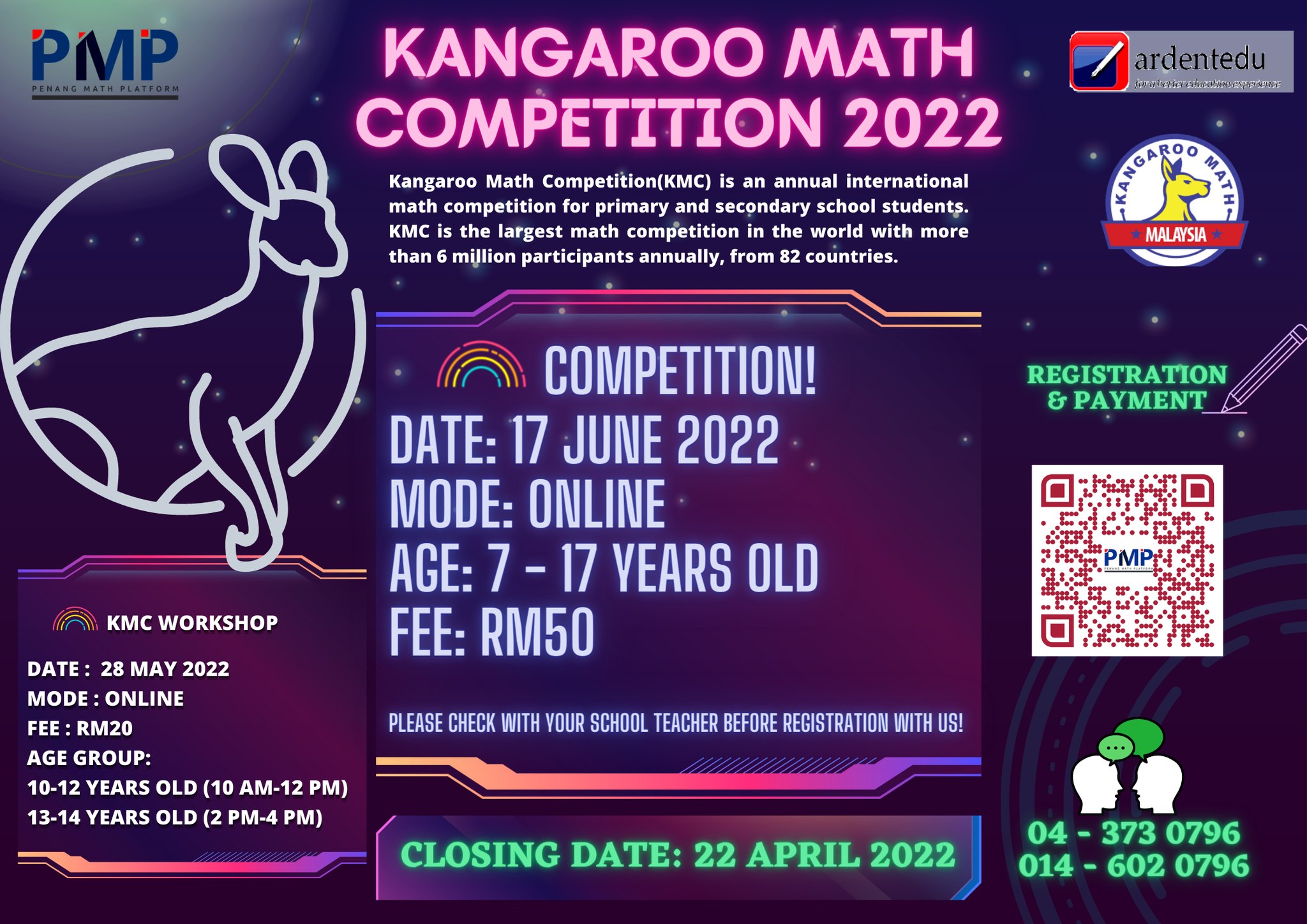 1st Penang Sudoku Competition 2020, Penang Math Platform, November