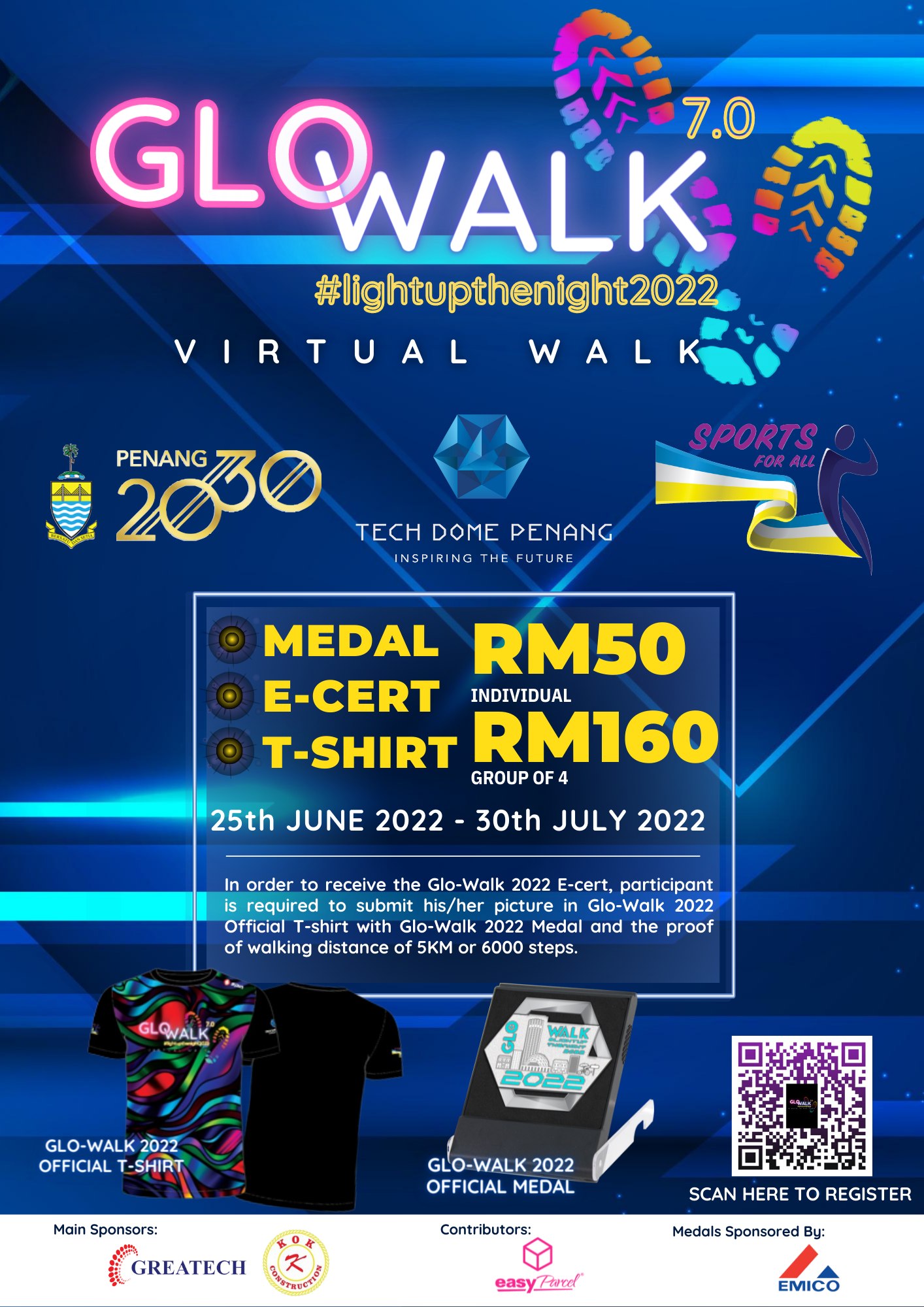 Virtual GLOWALK 2022 Penang STEM