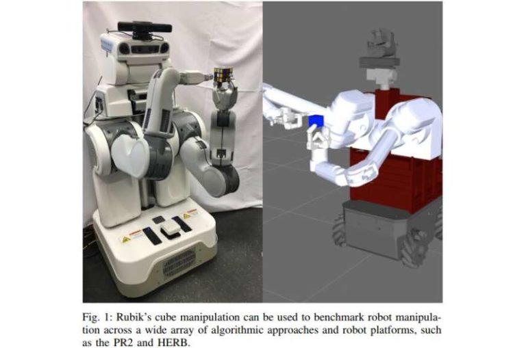 Using Rubik’s cube to improve and evaluate robot manipulation
