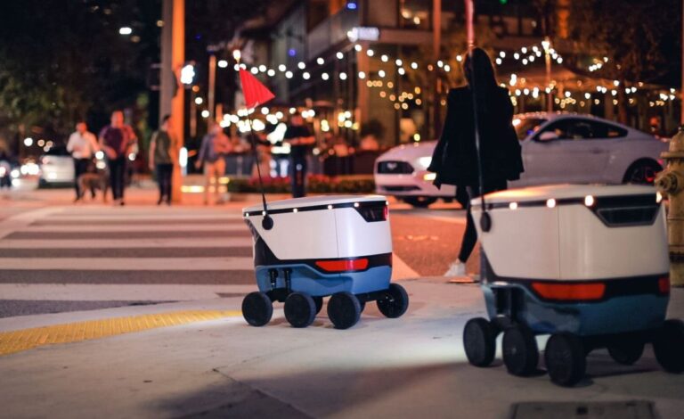Robots are stepping up to takeout delivery